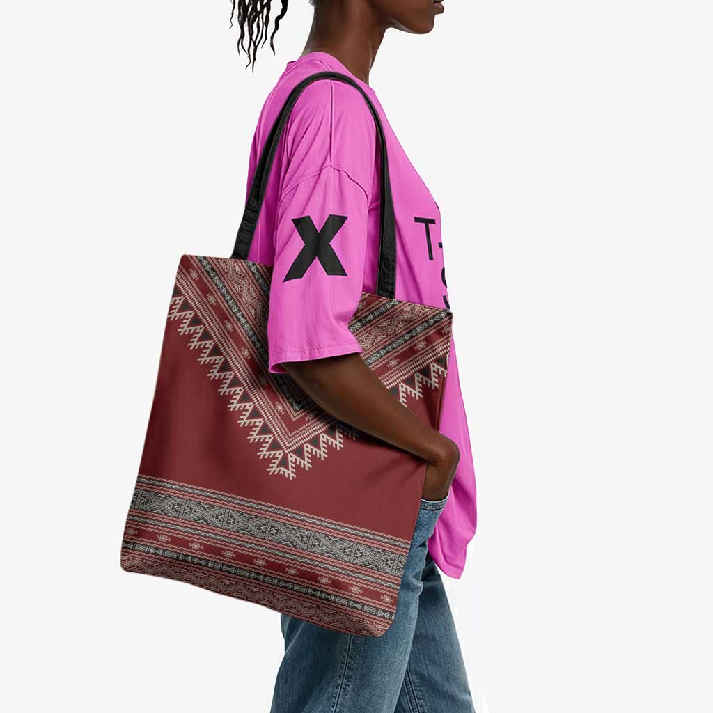Tunisian Embroidery Pattern Tote Bag - Wonder Print Shop