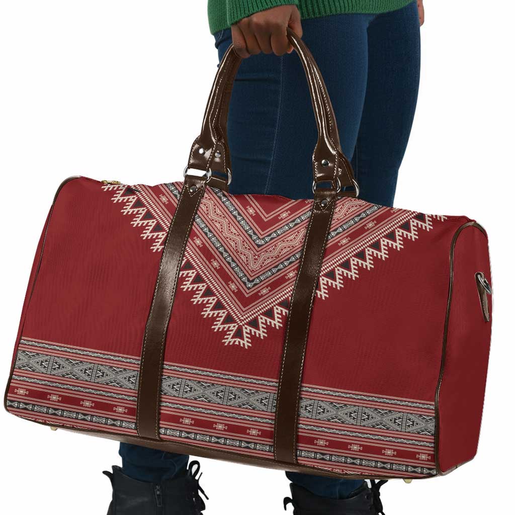 Tunisian Embroidery Pattern Travel Bag - Wonder Print Shop