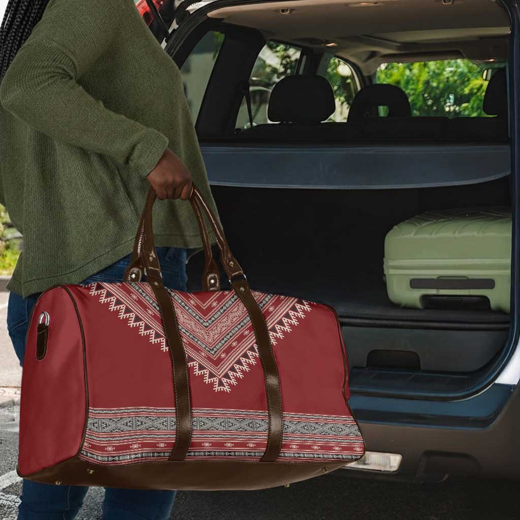 Tunisian Embroidery Pattern Travel Bag - Wonder Print Shop