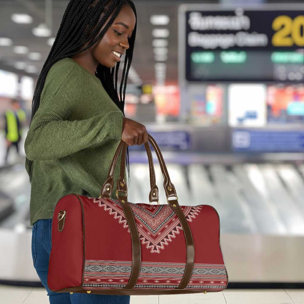 Tunisian Embroidery Pattern Travel Bag - Wonder Print Shop