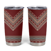 Tunisian Embroidery Pattern Tumbler Cup - Wonder Print Shop
