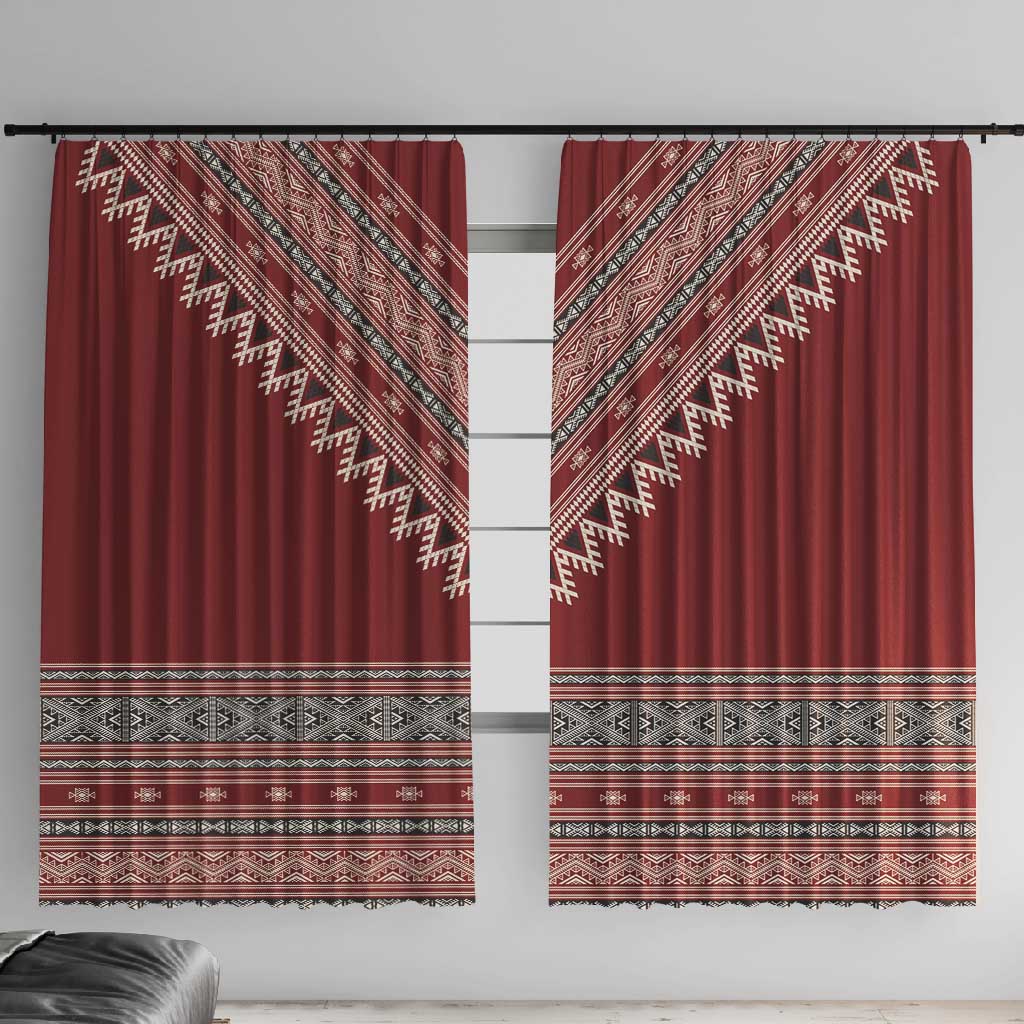 Tunisian Embroidery Pattern Window Curtain - Wonder Print Shop