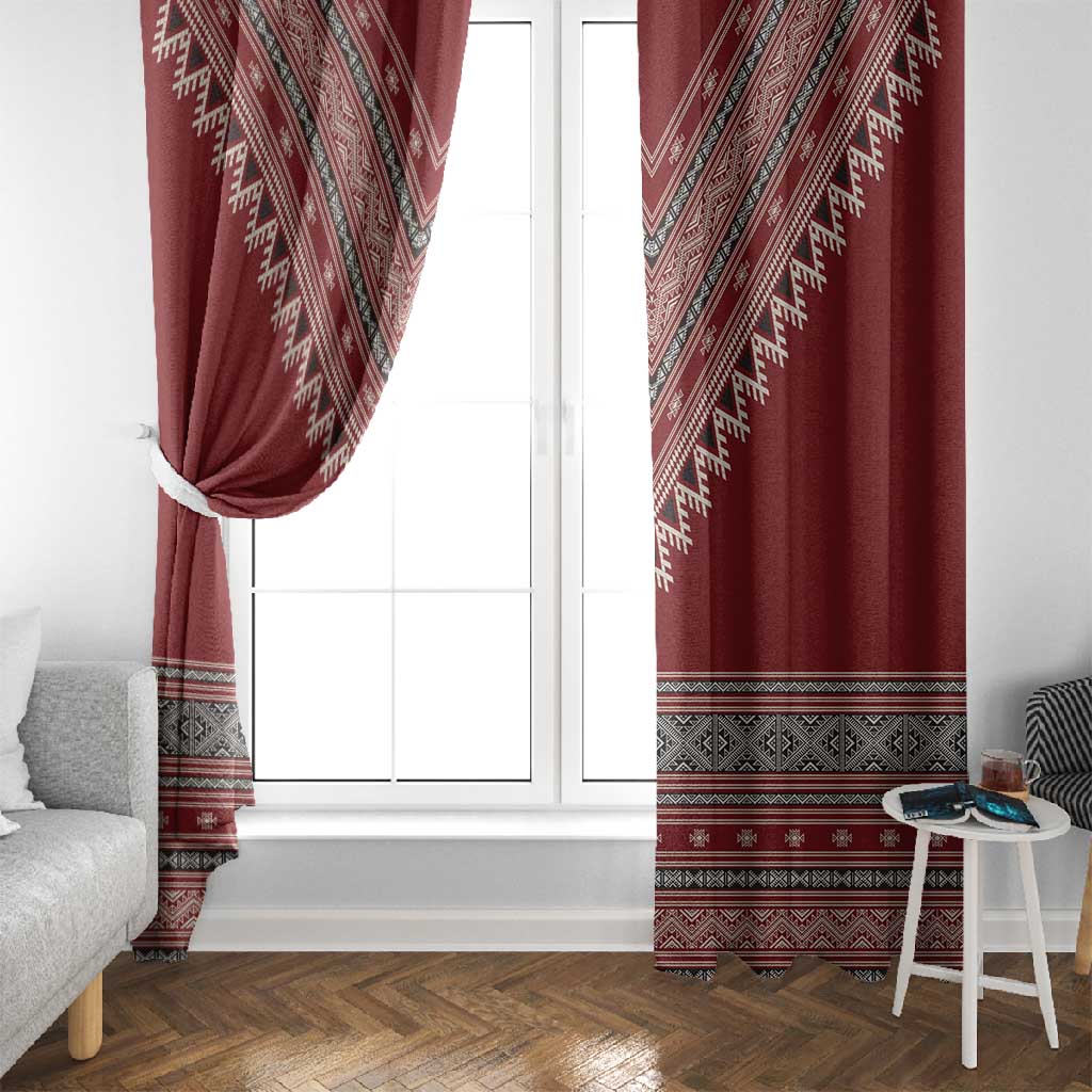 Tunisian Embroidery Pattern Window Curtain - Wonder Print Shop
