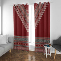 Tunisian Embroidery Pattern Window Curtain - Wonder Print Shop