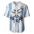 Blue Argentina 10 Goat Baseball Jersey History Champions World Cup
