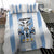 Blue Argentina 10 Goat Bedding Set History Champions World Cup