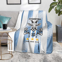 Blue Argentina 10 Goat Blanket History Champions World Cup