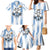 Blue Argentina 10 Goat Family Matching Mermaid Dress and Hawaiian Shirt History Champions World Cup