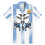 Blue Argentina 10 Goat Family Matching Mermaid Dress and Hawaiian Shirt History Champions World Cup