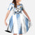 Blue Argentina 10 Goat Family Matching Summer Maxi Dress and Hawaiian Shirt History Champions World Cup