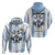 Blue Argentina 10 Goat Hoodie History Champions World Cup