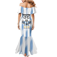 Blue Argentina 10 Goat Mermaid Dress History Champions World Cup
