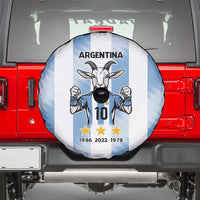 Blue Argentina 10 Goat Spare Tire Cover History Champions World Cup
