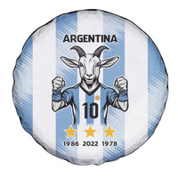 Blue Argentina 10 Goat Spare Tire Cover History Champions World Cup