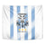 Blue Argentina 10 Goat Tapestry History Champions World Cup