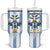 Blue Argentina 10 Goat Tumbler With Handle History Champions World Cup