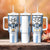 Blue Argentina 10 Goat Tumbler With Handle History Champions World Cup