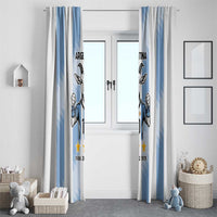 Blue Argentina 10 Goat Window Curtain History Champions World Cup