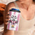 Pink Argentina 10 Goat 4 in 1 Can Cooler Tumbler History Champions World Cup