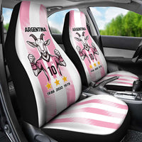 Pink Argentina 10 Goat Car Seat Cover History Champions World Cup