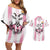 Pink Argentina 10 Goat Couples Matching Off Shoulder Short Dress and Hawaiian Shirt History Champions World Cup