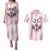 Pink Argentina 10 Goat Couples Matching Puletasi and Hawaiian Shirt History Champions World Cup