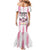 Pink Argentina 10 Goat Family Matching Mermaid Dress and Hawaiian Shirt History Champions World Cup