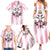 Pink Argentina 10 Goat Family Matching Summer Maxi Dress and Hawaiian Shirt History Champions World Cup
