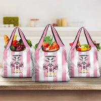 Pink Argentina 10 Goat Grocery Bag History Champions World Cup