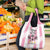 Pink Argentina 10 Goat Grocery Bag History Champions World Cup