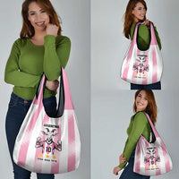 Pink Argentina 10 Goat Grocery Bag History Champions World Cup