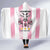 Pink Argentina 10 Goat Hooded Blanket History Champions World Cup