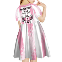 Pink Argentina 10 Goat Kid Short Sleeve Dress History Champions World Cup