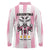 Pink Argentina 10 Goat Long Sleeve Polo Shirt History Champions World Cup
