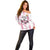 Pink Argentina 10 Goat Off Shoulder Sweater History Champions World Cup