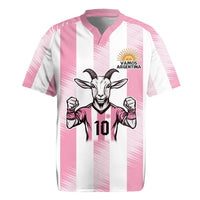Pink Argentina 10 Goat Rugby Jersey History Champions World Cup
