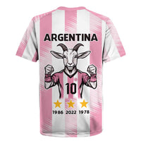 Pink Argentina 10 Goat Rugby Jersey History Champions World Cup