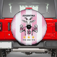 Pink Argentina 10 Goat Spare Tire Cover History Champions World Cup