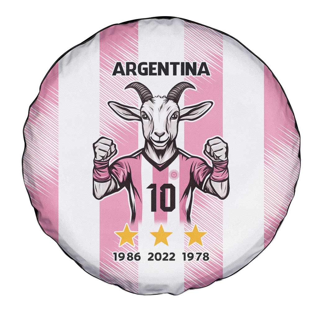 Pink Argentina 10 Goat Spare Tire Cover History Champions World Cup