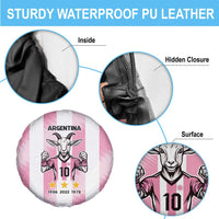 Pink Argentina 10 Goat Spare Tire Cover History Champions World Cup