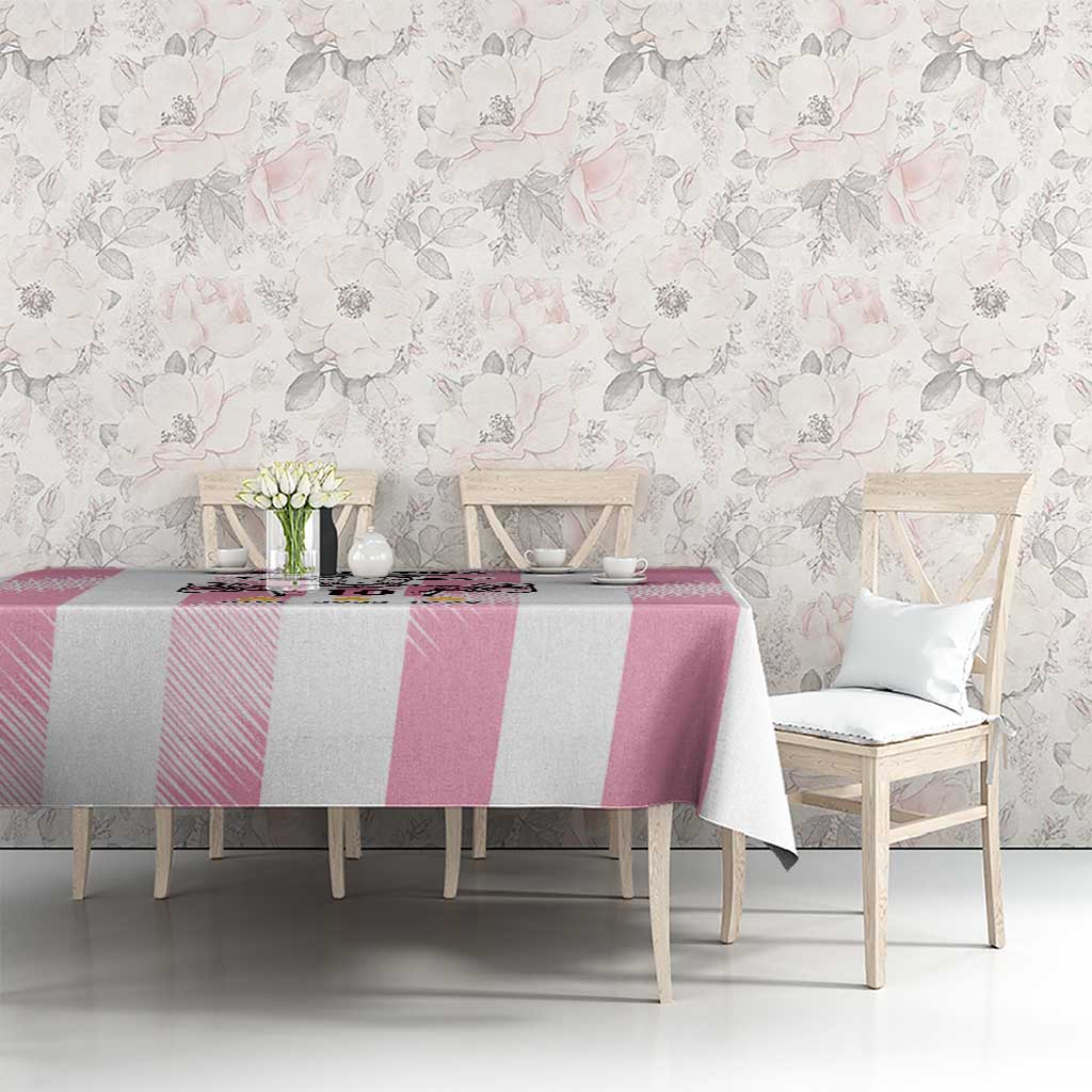 Pink Argentina 10 Goat Tablecloth History Champions World Cup