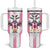 Pink Argentina 10 Goat Tumbler With Handle History Champions World Cup