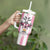 Pink Argentina 10 Goat Tumbler With Handle History Champions World Cup
