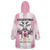 Pink Argentina 10 Goat Wearable Blanket Hoodie History Champions World Cup