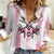 Pink Argentina 10 Goat Women Casual Shirt History Champions World Cup