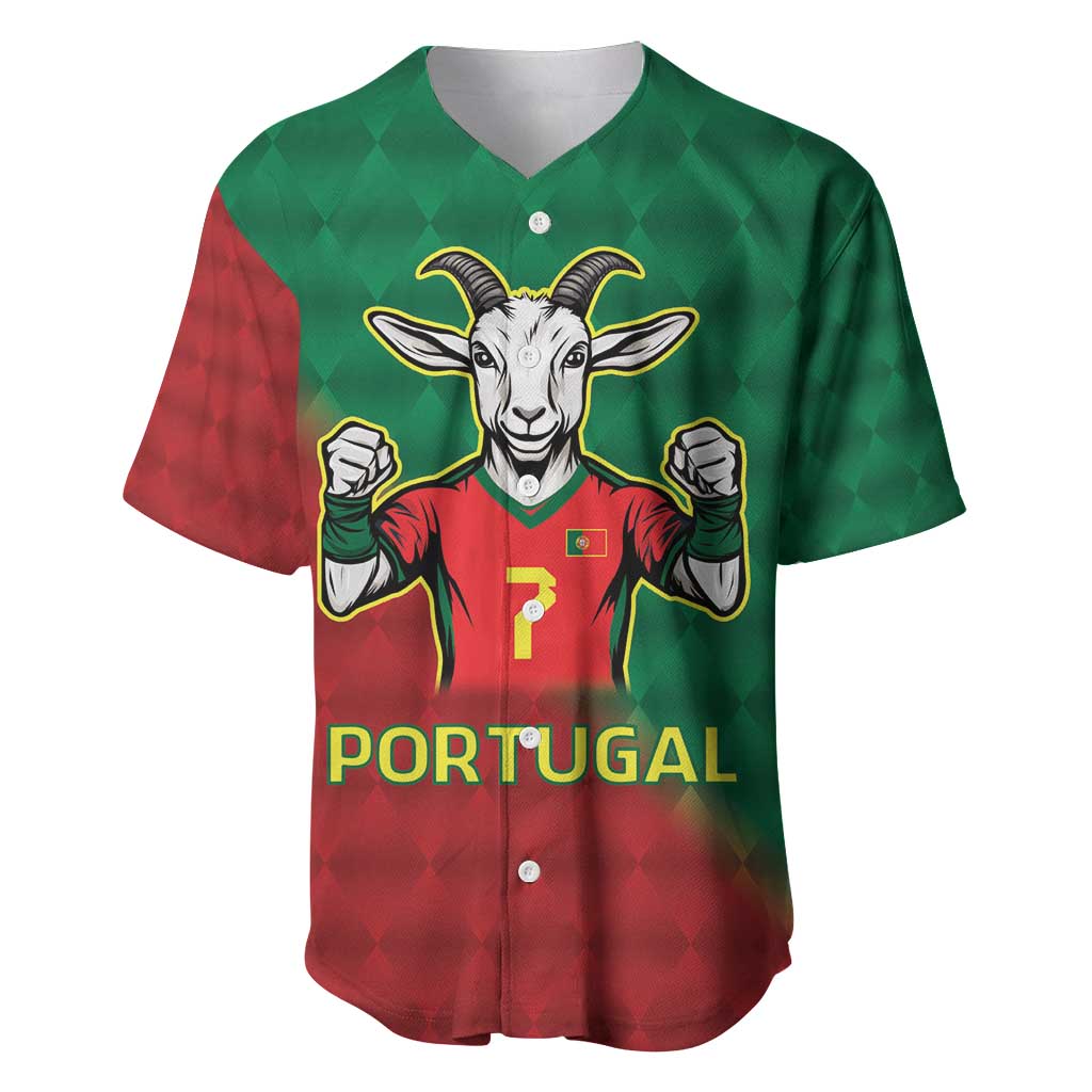 Portugal Seven Goat Flag Colors Baseball Jersey