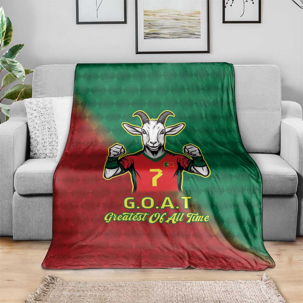 Portugal Seven Goat Flag Colors Blanket