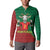 Portugal Seven Goat Flag Colors Button Sweatshirt