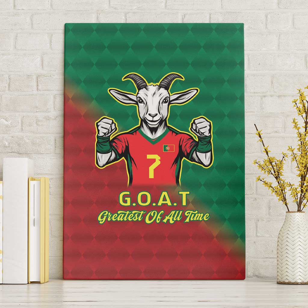 Portugal Seven Goat Flag Colors Canvas Wall Art