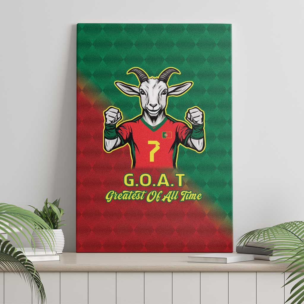 Portugal Seven Goat Flag Colors Canvas Wall Art